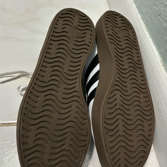 adidas White and Black Athletic Shoes - Picture 12 of 15